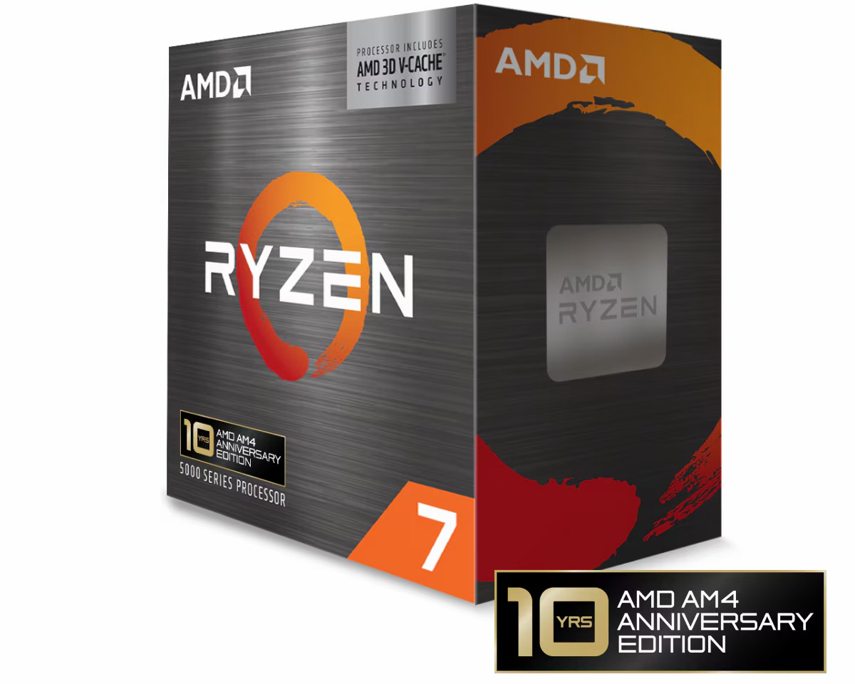 AMD Brings Back AM4 With Ryzen 7 5800X3D 10th Anniversary Edition, Bundled With Premium Thermal Pad for $349